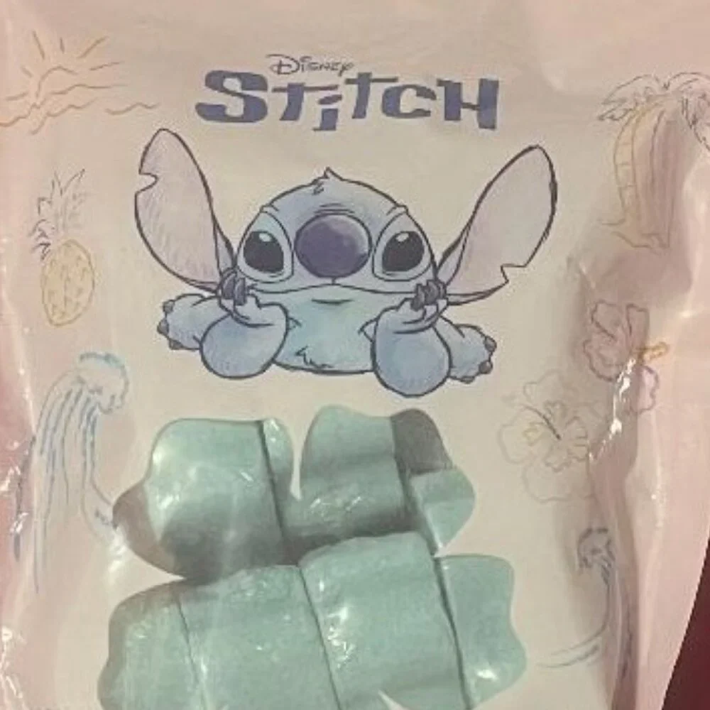 NEW DISNEY STITCH 7 PACK PIÑA COLADA SCENTED BATH FIZZIES ~ THESE SMELL SO GOOD!